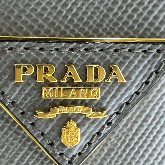 Prada Saffiano Doubre Handbag Black - Picture 11 of 15